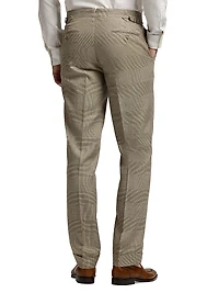 Gregory Hand-Tailored Plaid Suit Trousers