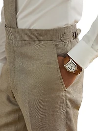 Gregory Hand-Tailored Plaid Suit Trousers