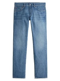 Italian Denim 5-Pocket Slim-Fit Jeans
