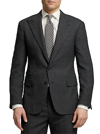 Gregory Hand-Tailored Birdseye Suit