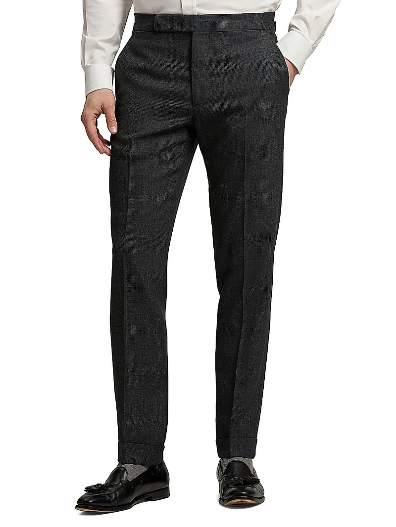 Gregory Hand-Tailored Birdseye Suit