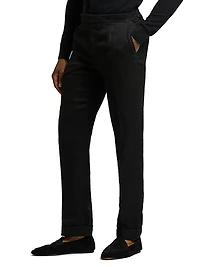 Gregory Linen-Blend Tailored Suit Pants