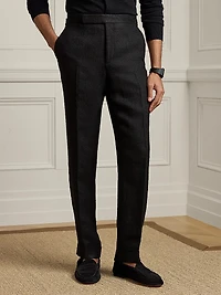 Gregory Linen-Blend Tailored Suit Pants