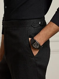 Gregory Linen-Blend Tailored Suit Pants