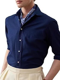 Chambray Button-Down Shirt
