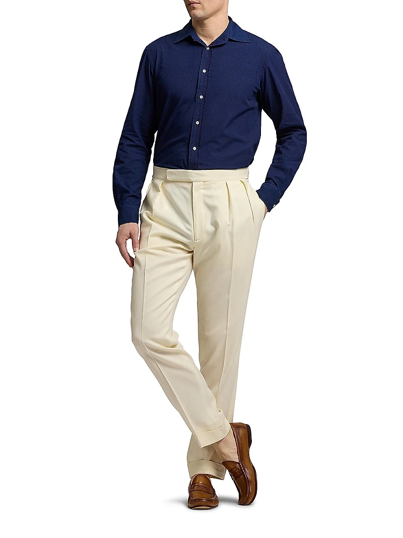 Chambray Button-Down Shirt