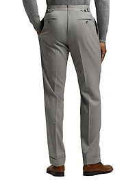 Gregory Wool Straight-Leg Pants