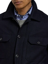 Felton Cashmere-Blend Shirt Jacket