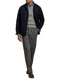 Felton Cashmere-Blend Shirt Jacket
