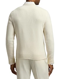 Tennis Polo Bear Cashmere Crewneck Sweater