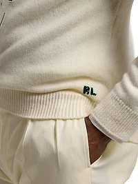 Tennis Polo Bear Cashmere Crewneck Sweater