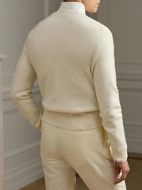 Tennis Polo Bear Cashmere Crewneck Sweater