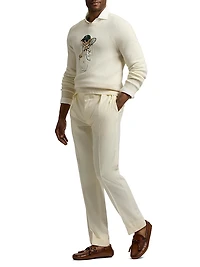 Tennis Polo Bear Cashmere Crewneck Sweater