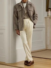 Cotton Short-Sleeve Sweater