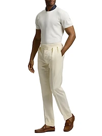 Cotton Short-Sleeve Sweater