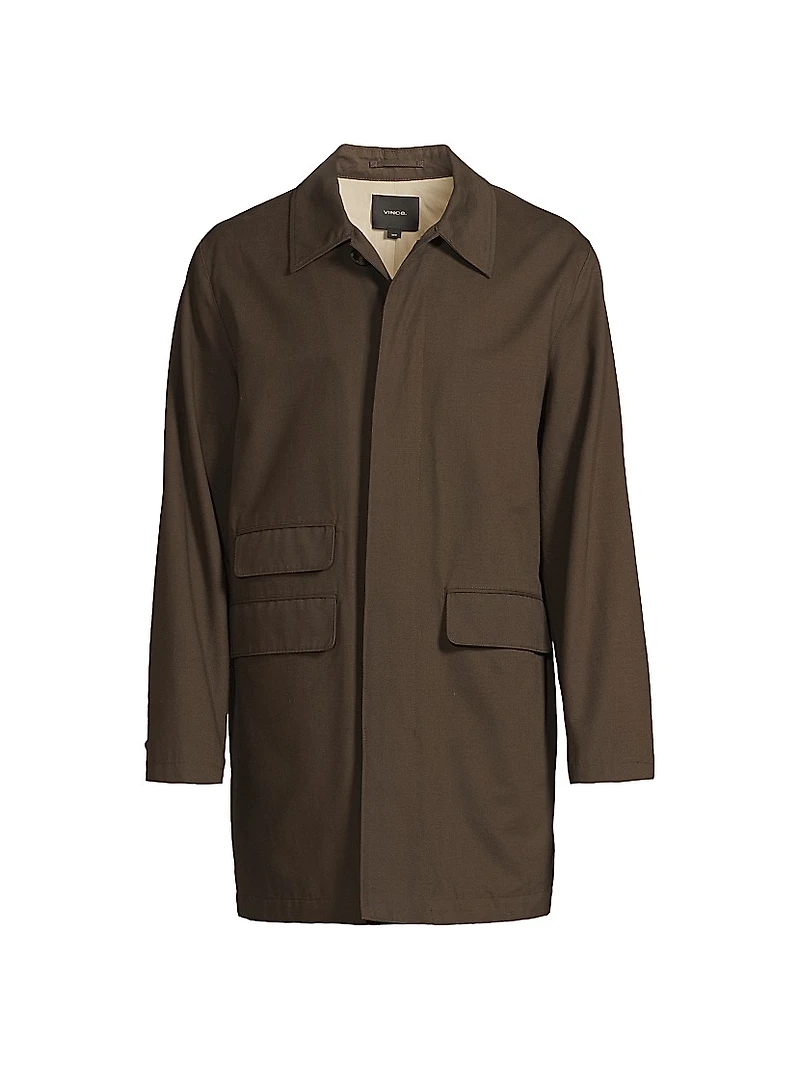Lightweight Cotton Car Coat