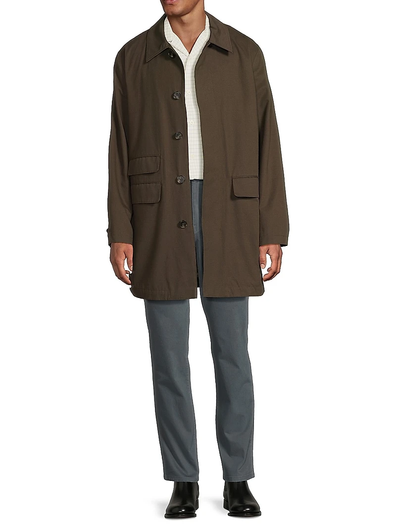 Lightweight Cotton Car Coat