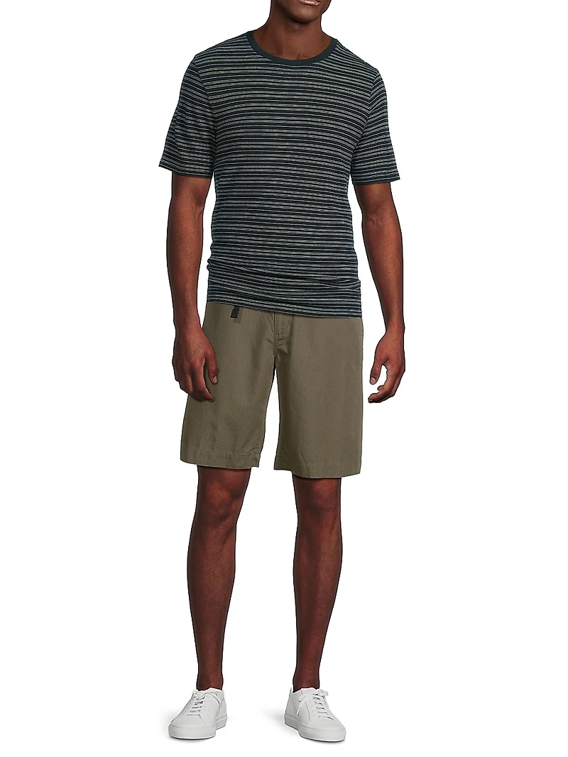 Ripstop Belted Shorts