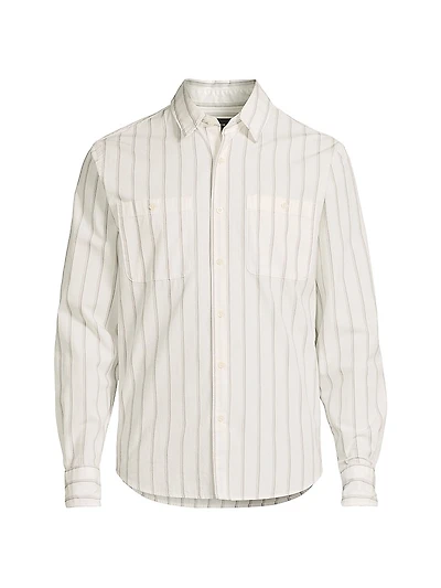 Port Stripe Double Pocket Shirt