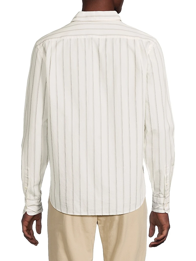 Port Stripe Double Pocket Shirt
