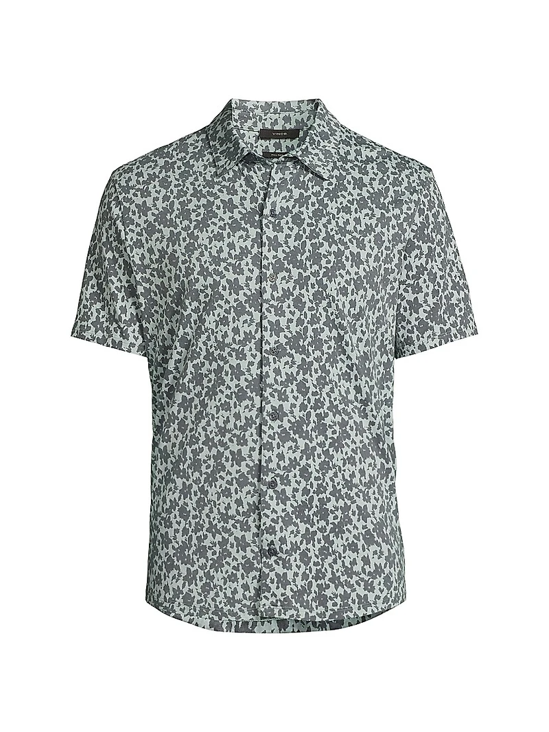 Floral Short-Sleeve Shirt