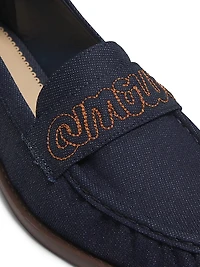 Gretta Logo Denim Loafers