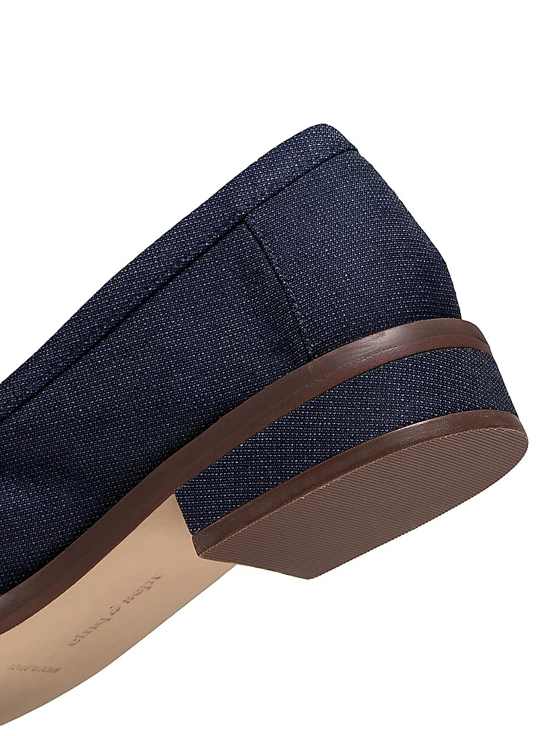 Gretta Logo Denim Loafers