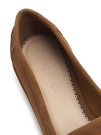 Gretta Logo Suede Loafers
