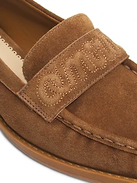Gretta Logo Suede Loafers