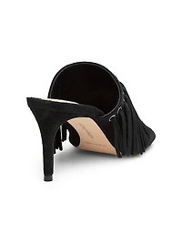 Sabrina 70MM Fringed Suede Sandals