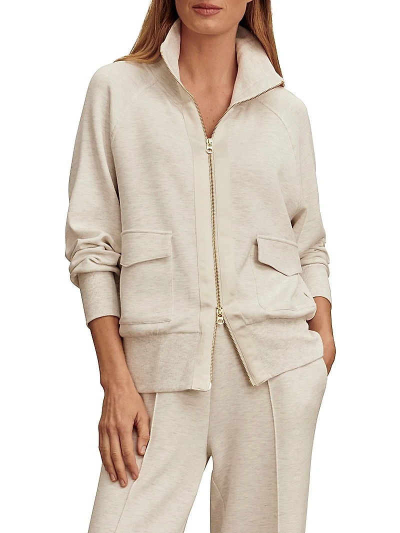 Roxbury Solid Zip-Front Jacket