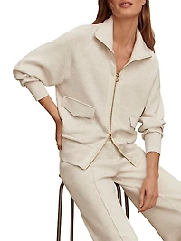 Roxbury Solid Zip-Front Jacket