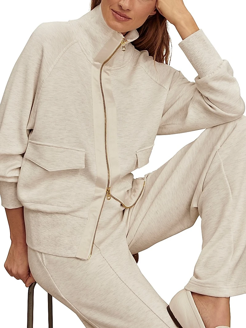 Roxbury Solid Zip-Front Jacket