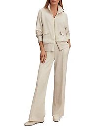 Roxbury Solid Zip-Front Jacket