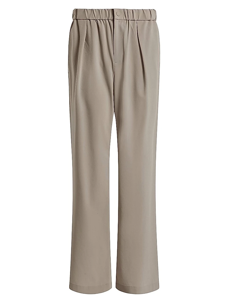 Kayson Wide-Leg Pleated Pants