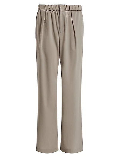 Kayson Wide-Leg Pleated Pants
