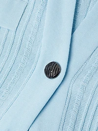 Plus Heritage Fit Rib-Knit Cardigan