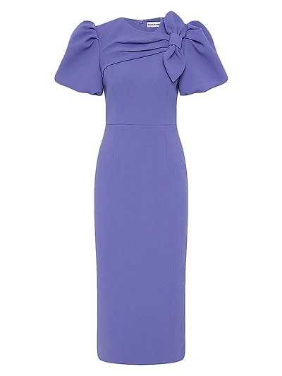 Violetta Bow Midi-Dress