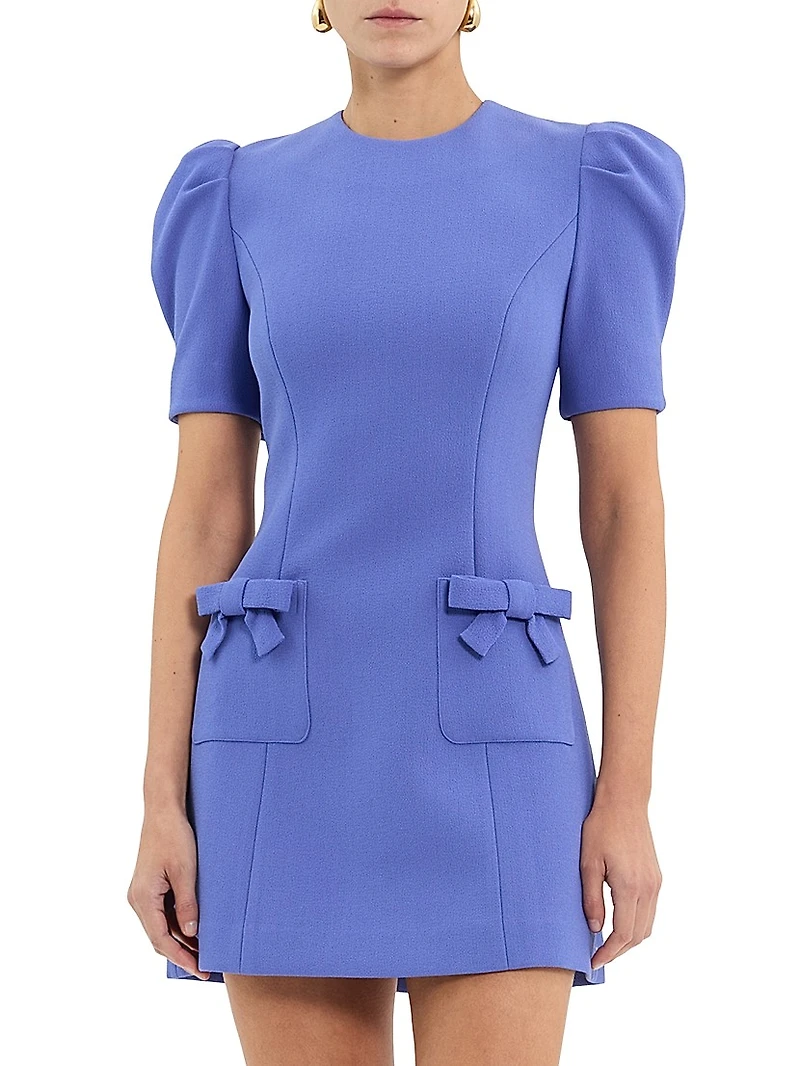 Violetta Bow Minidress