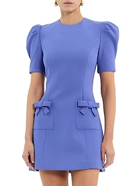 Violetta Bow Minidress