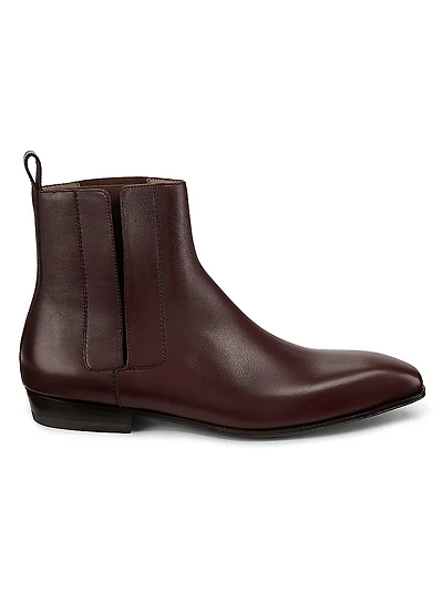 Bruton Leather Ankle Boots