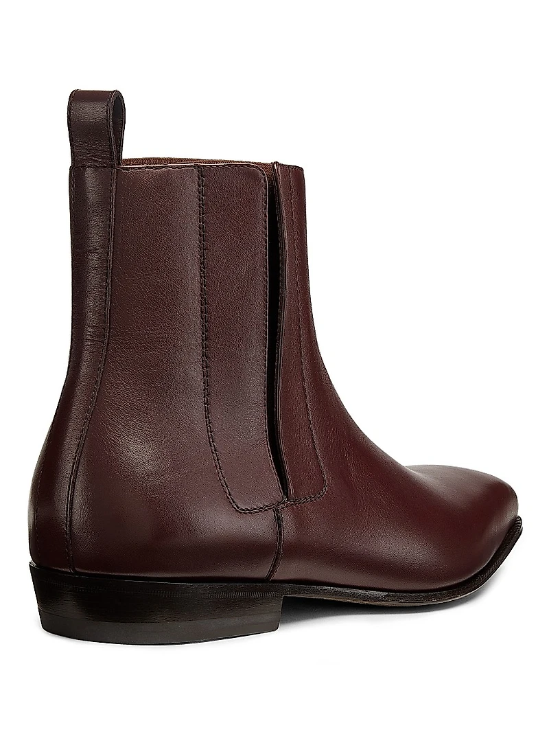 Bruton Leather Ankle Boots