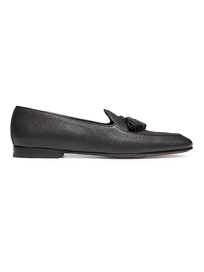 Lennox Leather Tassel Loafers