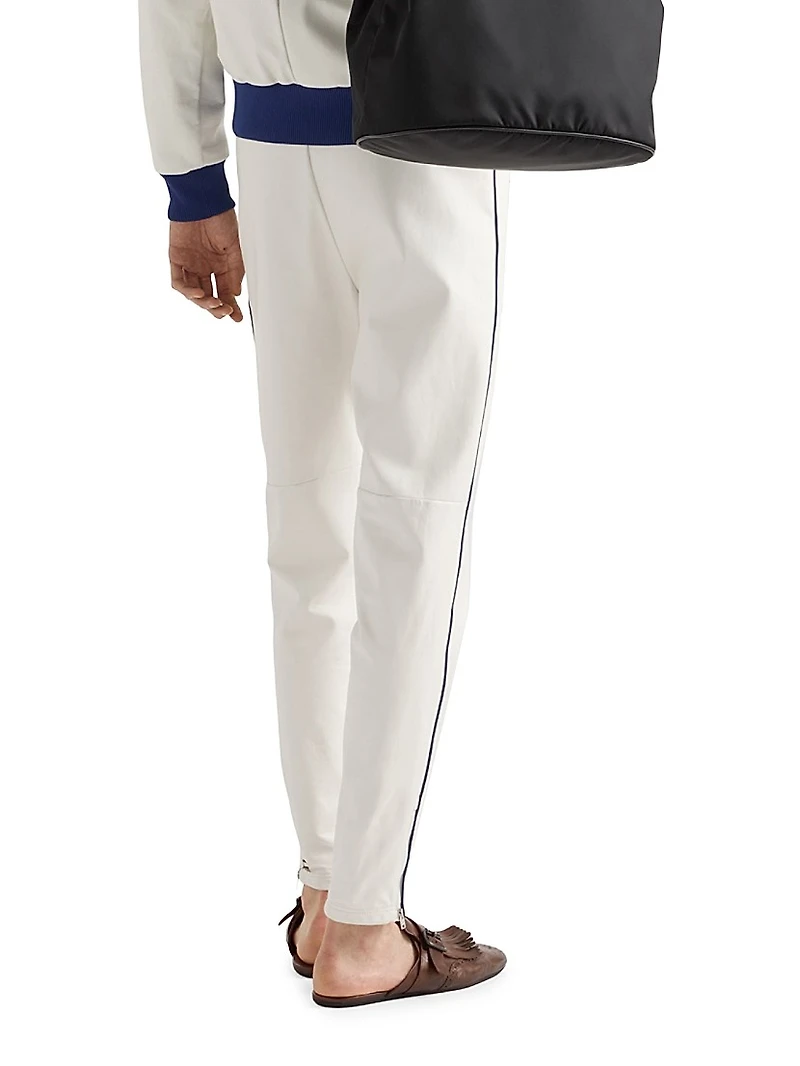 Nappa Leather Joggers