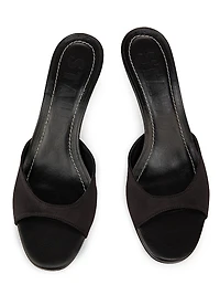 Bridgette Satin 55MM Mules