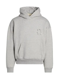 Stone-Embellished Hoodie
