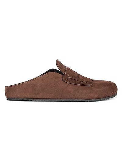 Suede Mules