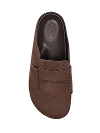 Suede Mules