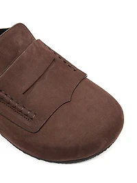 Suede Mules