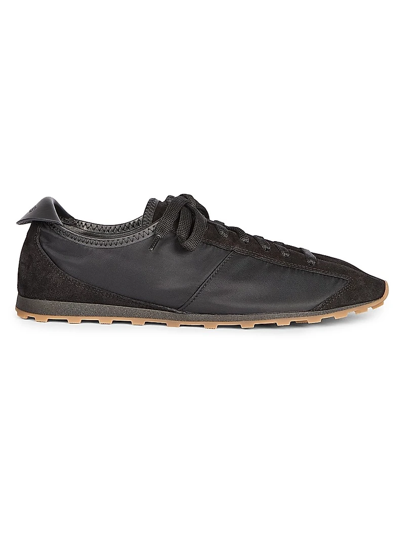 Les Tennis Logo-Tab Low-Top Sneakers